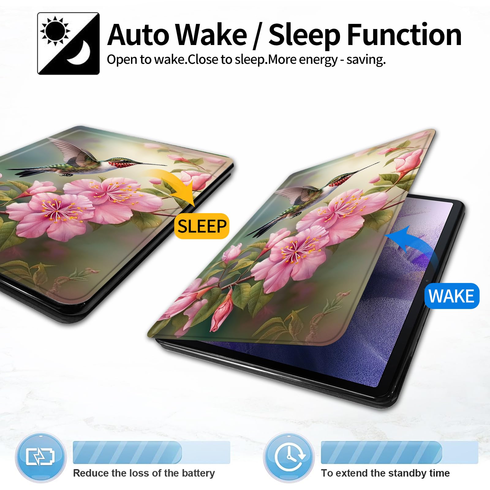 TECH CIRCLE IPad 10th Generation Case 2022, Premium Leather Slim Folio Stand Smart Protective Women Men Case With Auto Wake/Sleep For IPad 10th Gen 10.9" 2022 A2696 A2757 A2777, Purple