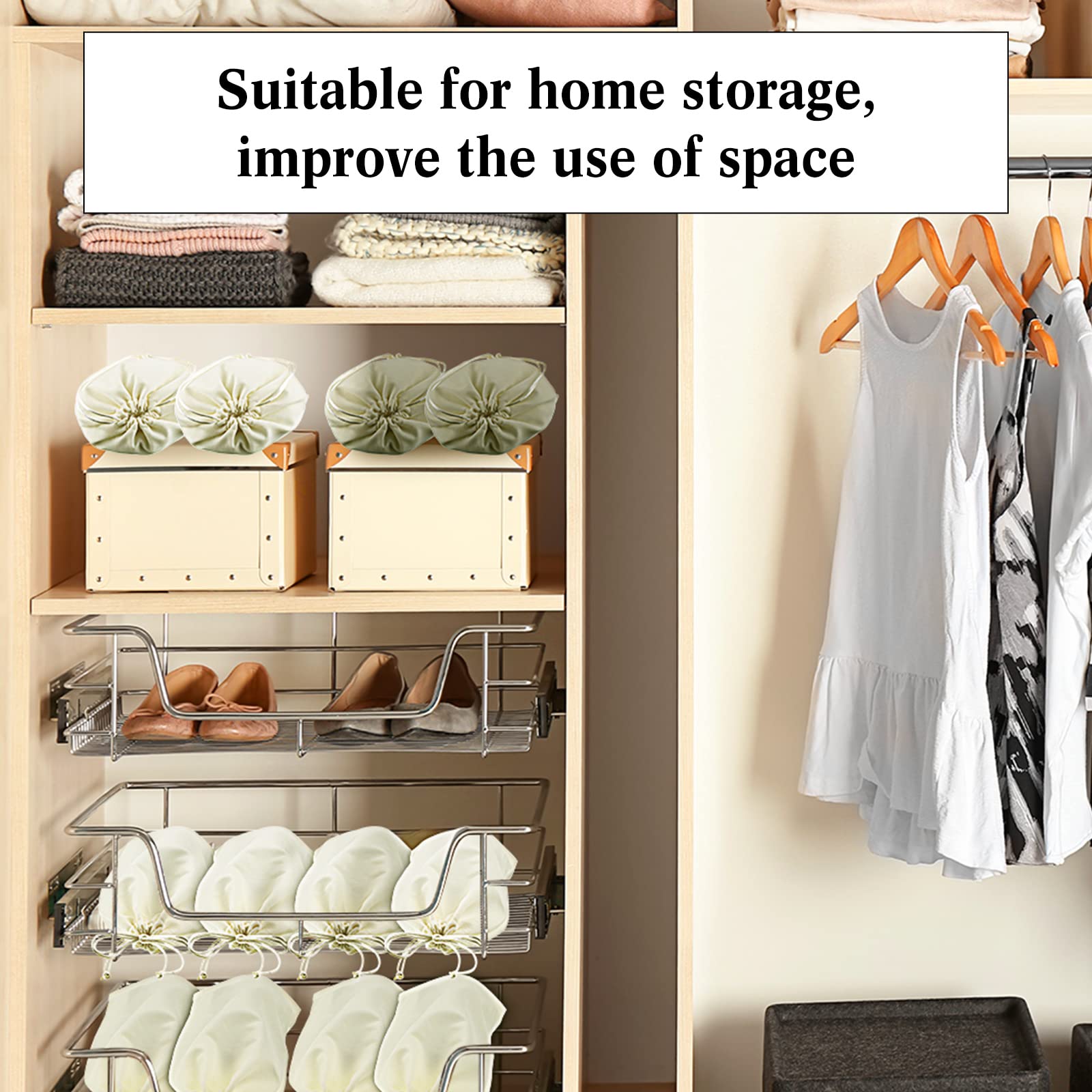 12 Stück atmungsaktive Aufbewahrungsbeutel mit Kordelzug, staubdicht, waschbar, Schuhbeutel für Handtaschen, Reise-Organizer