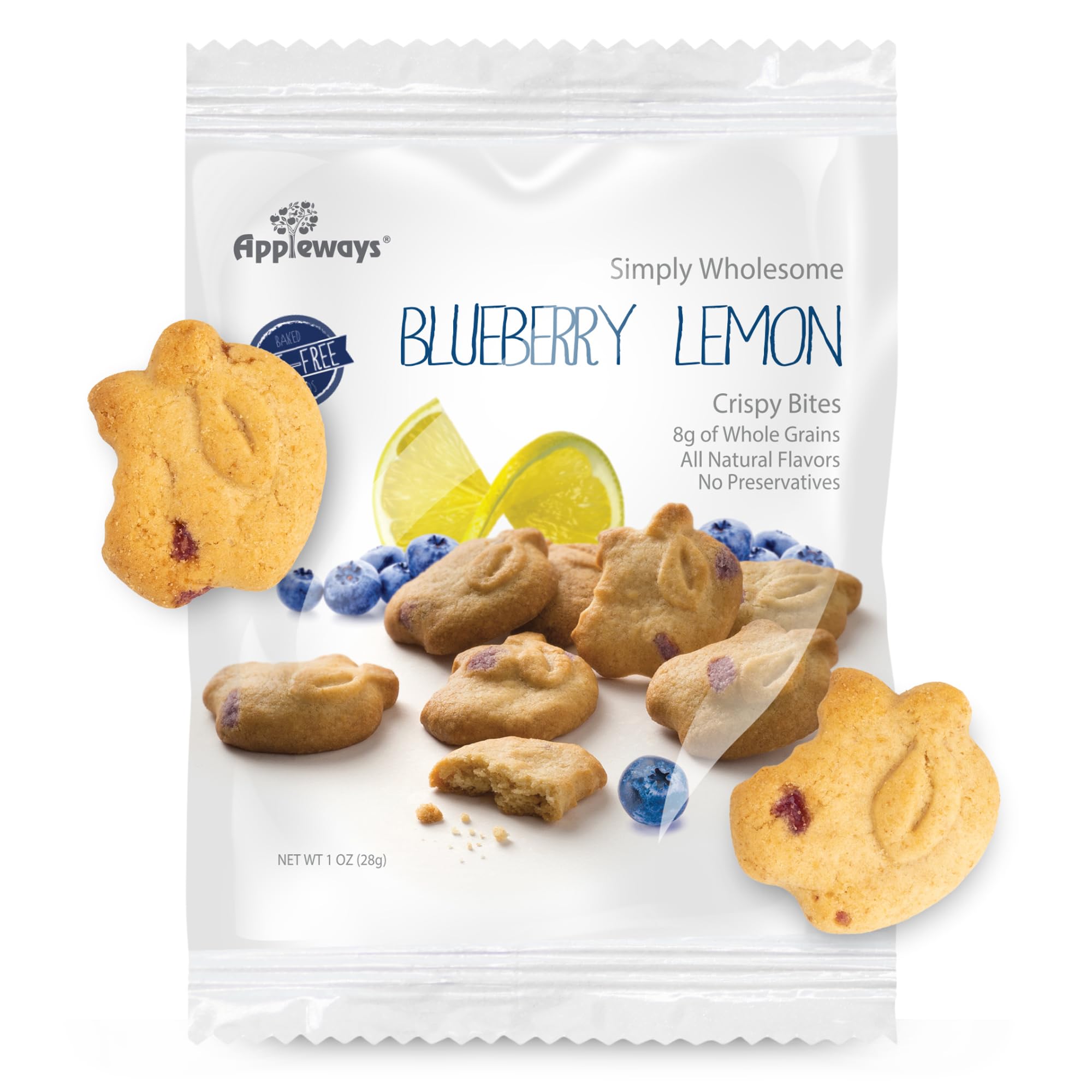 Amazon: Blueberry Snacks Lemon Crispy Bites, All-Natural