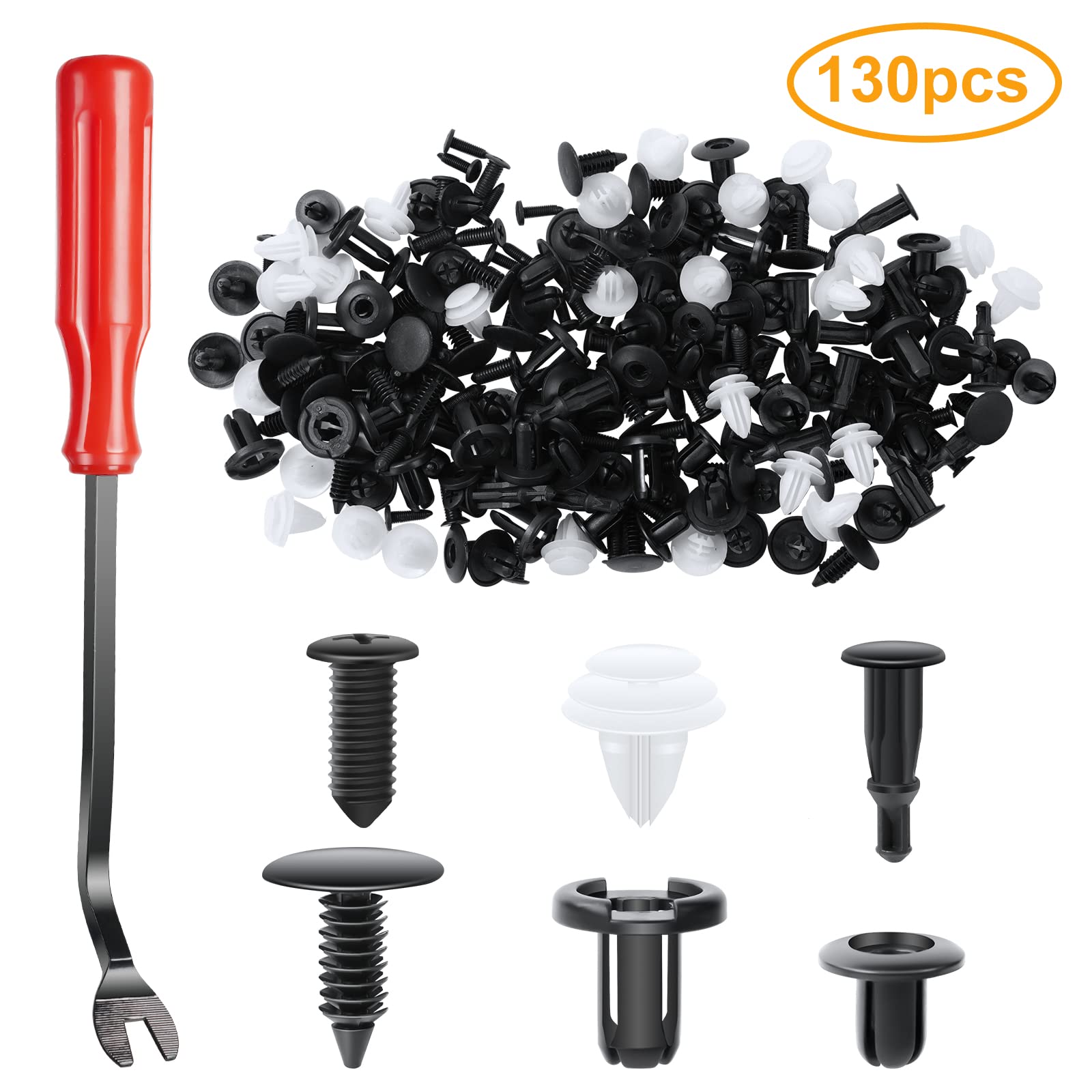 Buy URAQT Car Body Trim Clips, 130 PCS Universal Car Retainer Clips