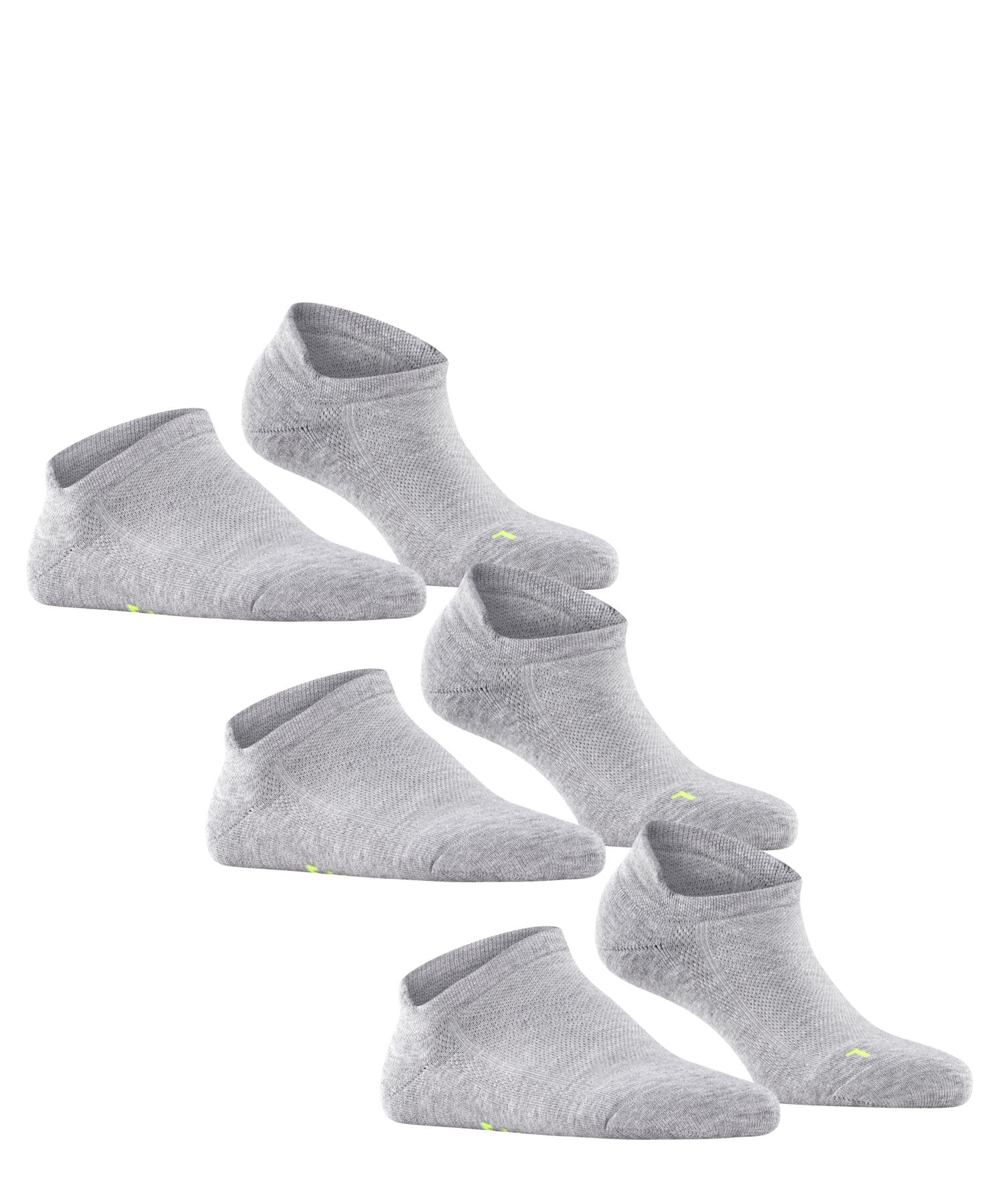 FALKE Cool Kick Sneaker 3-Pack U SN respirantes unies lot de 3 paires, Chaussettes basses Mixte, Gris (Light Grey 3400), 42-43