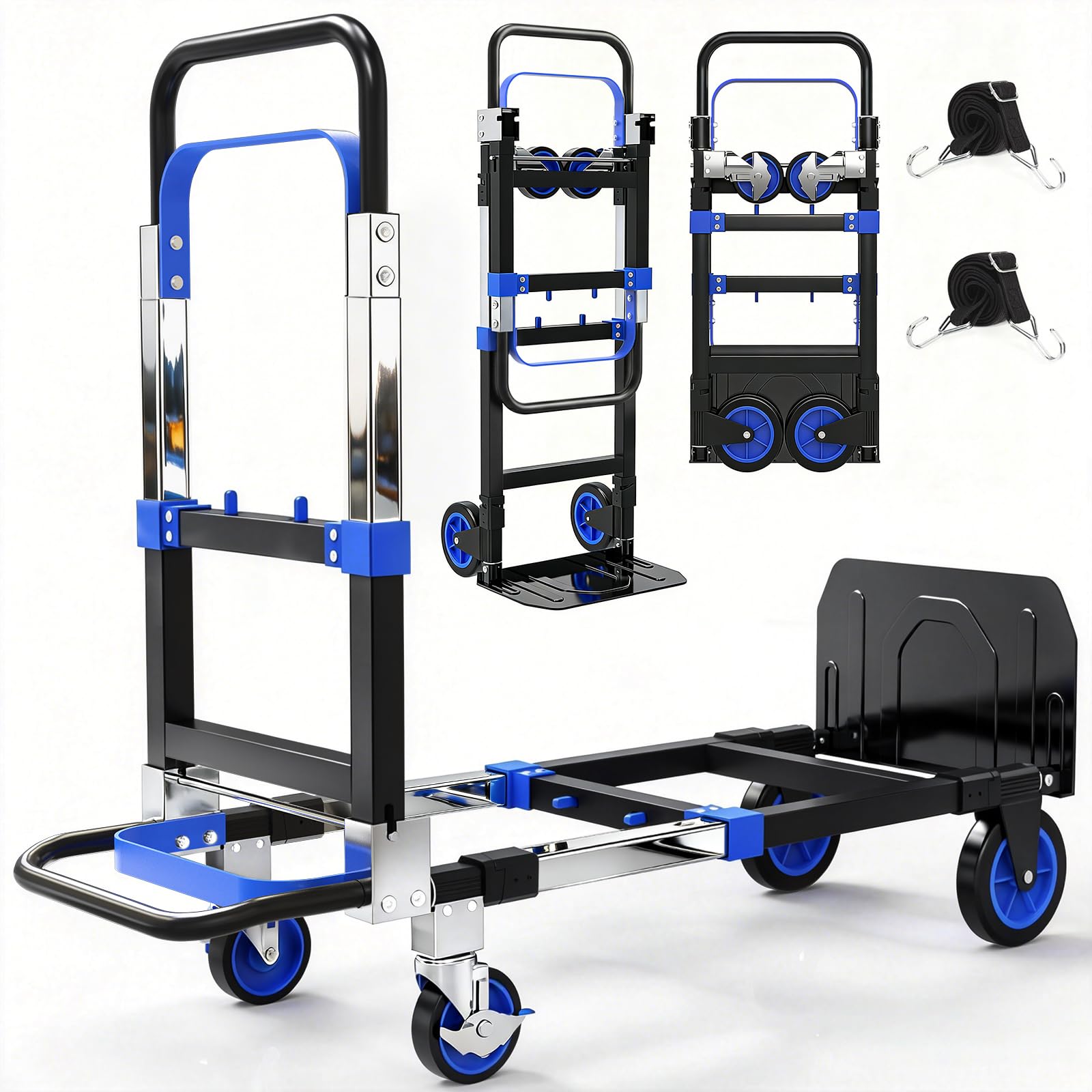 3-in-1 Folding Hand Truck Dolly - Move Anything! -1