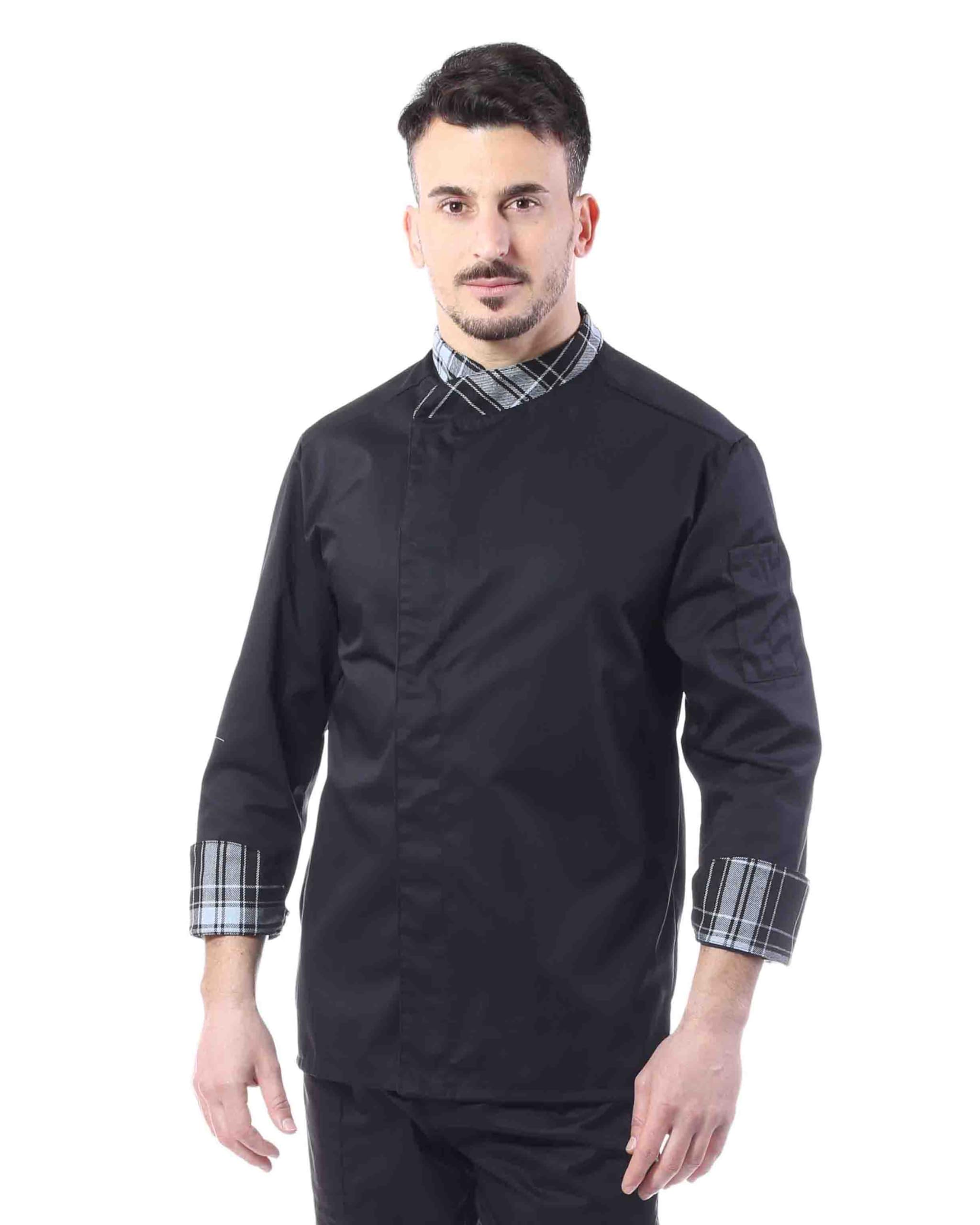 Chaqueta de cocinero para hombre personalizada – Casaca de cocina Chef – Varios colores – Uniforme personalizable para restaurante – Made in Italy