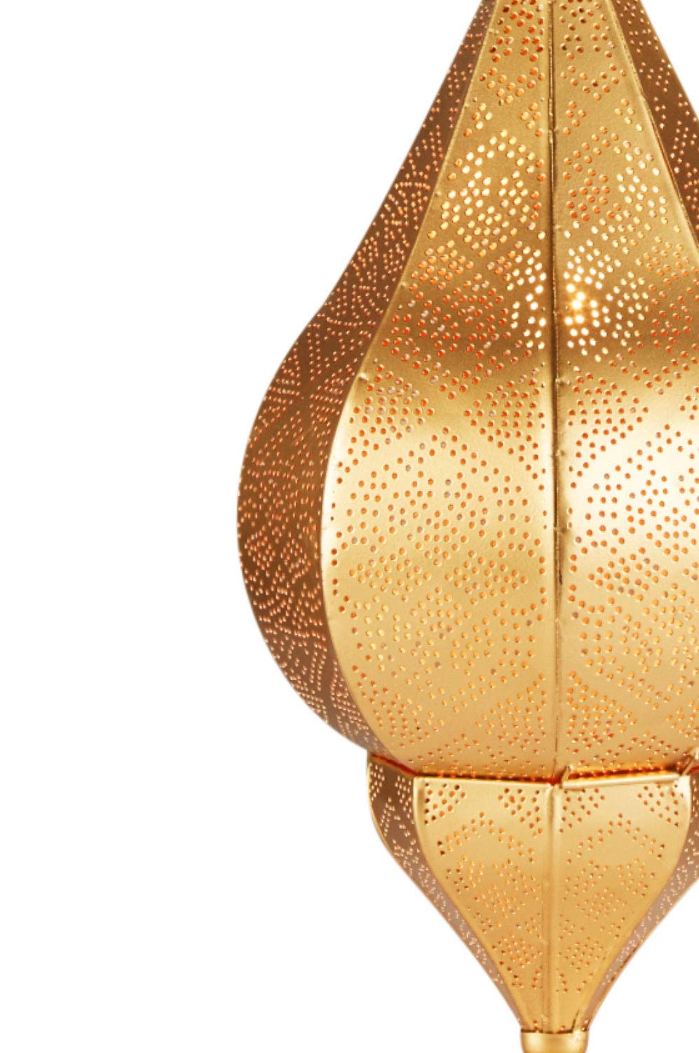 Marrakesch Suspension orientale Kihana Gold - Suspension en métal 40 cm