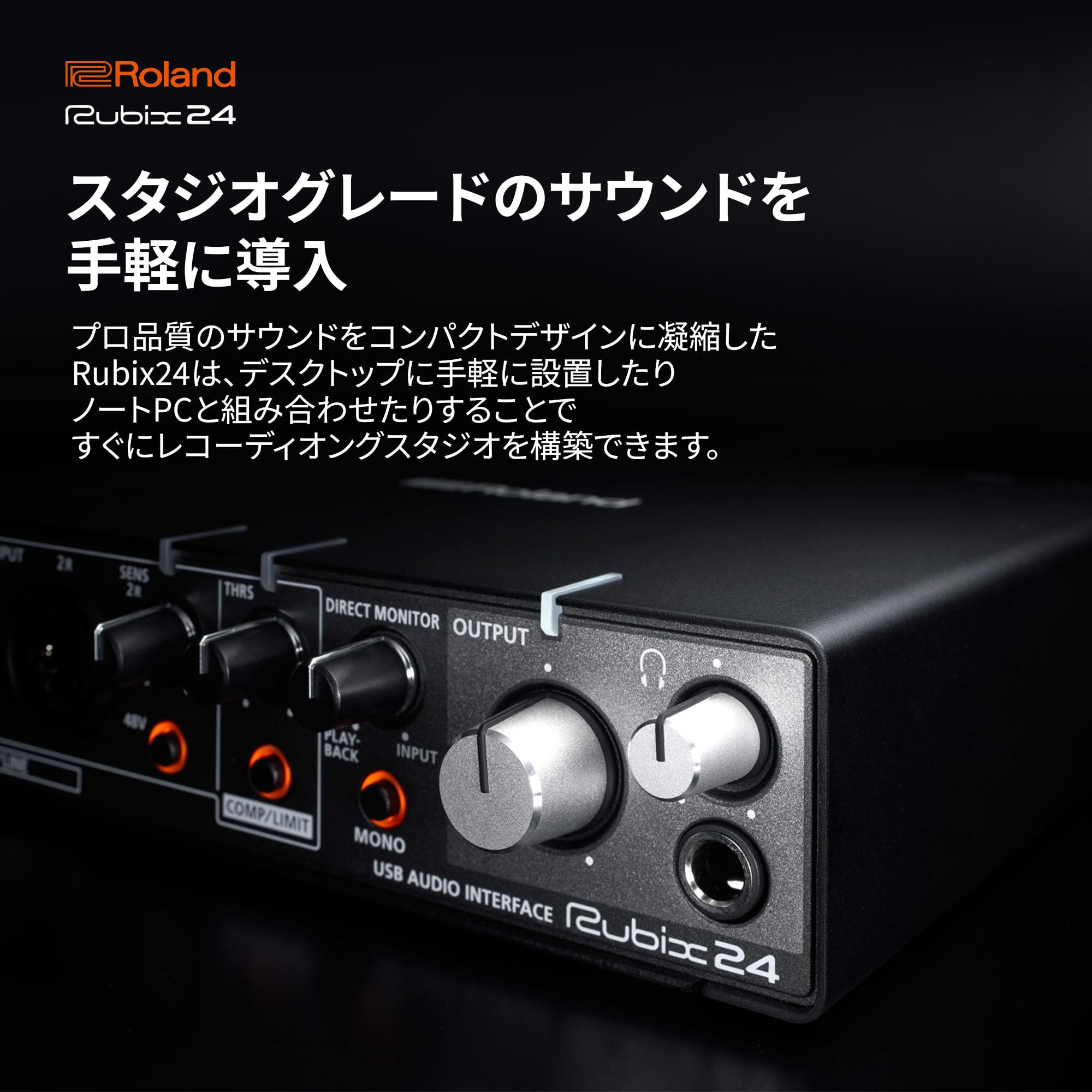 ROLAND ローランド Rubix24 USBオーディオインターフェイス Amazon.co.jp: ローランド USBオーディオ・インターフェース