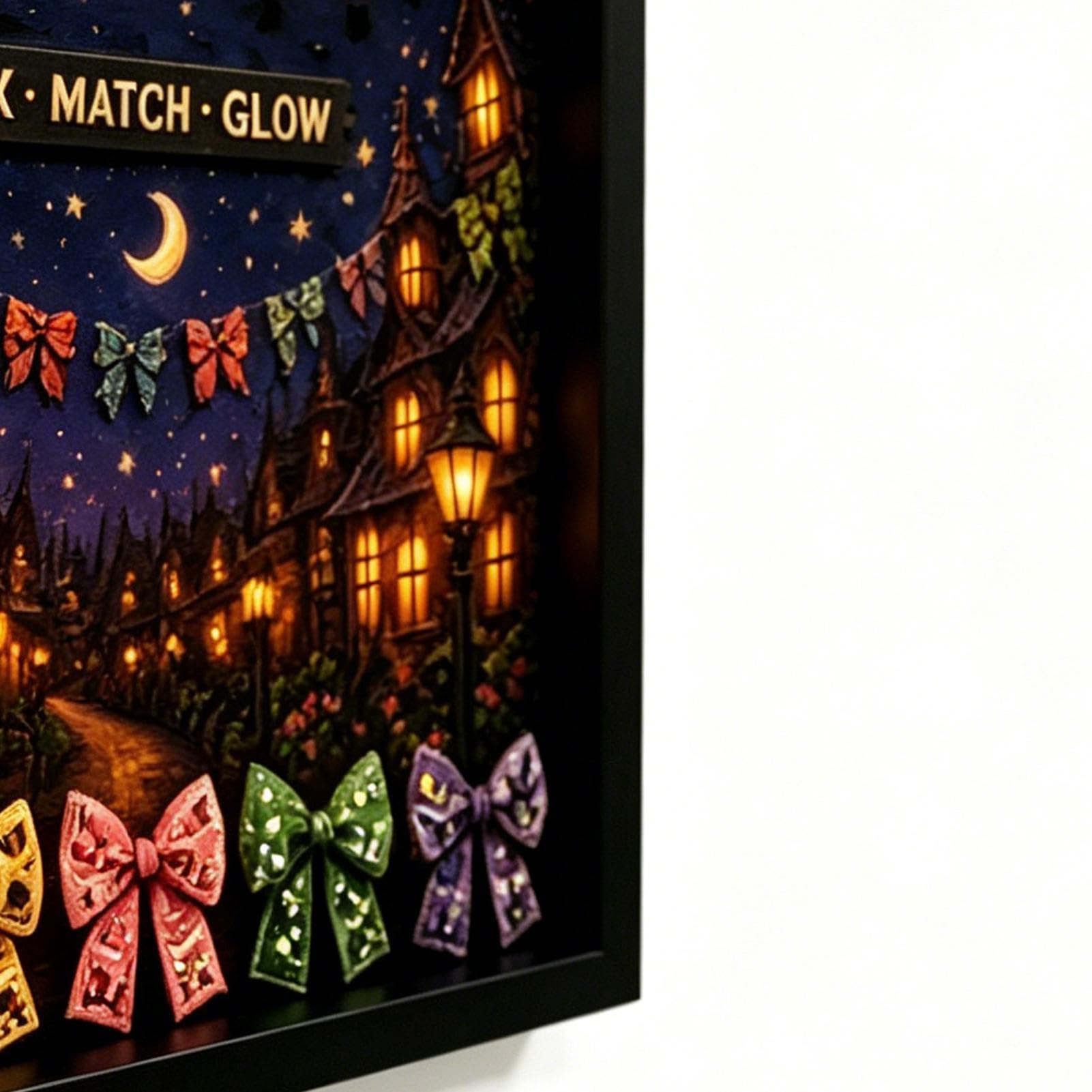 Calendario 'Avvento di Halloween 2026 24 Giorni 2026 Acrilico Con Luce | Decorazioni Per Ghirlande Festive per Feste e Celebrazioni di Halloween Finestra Porta Parete Mensola