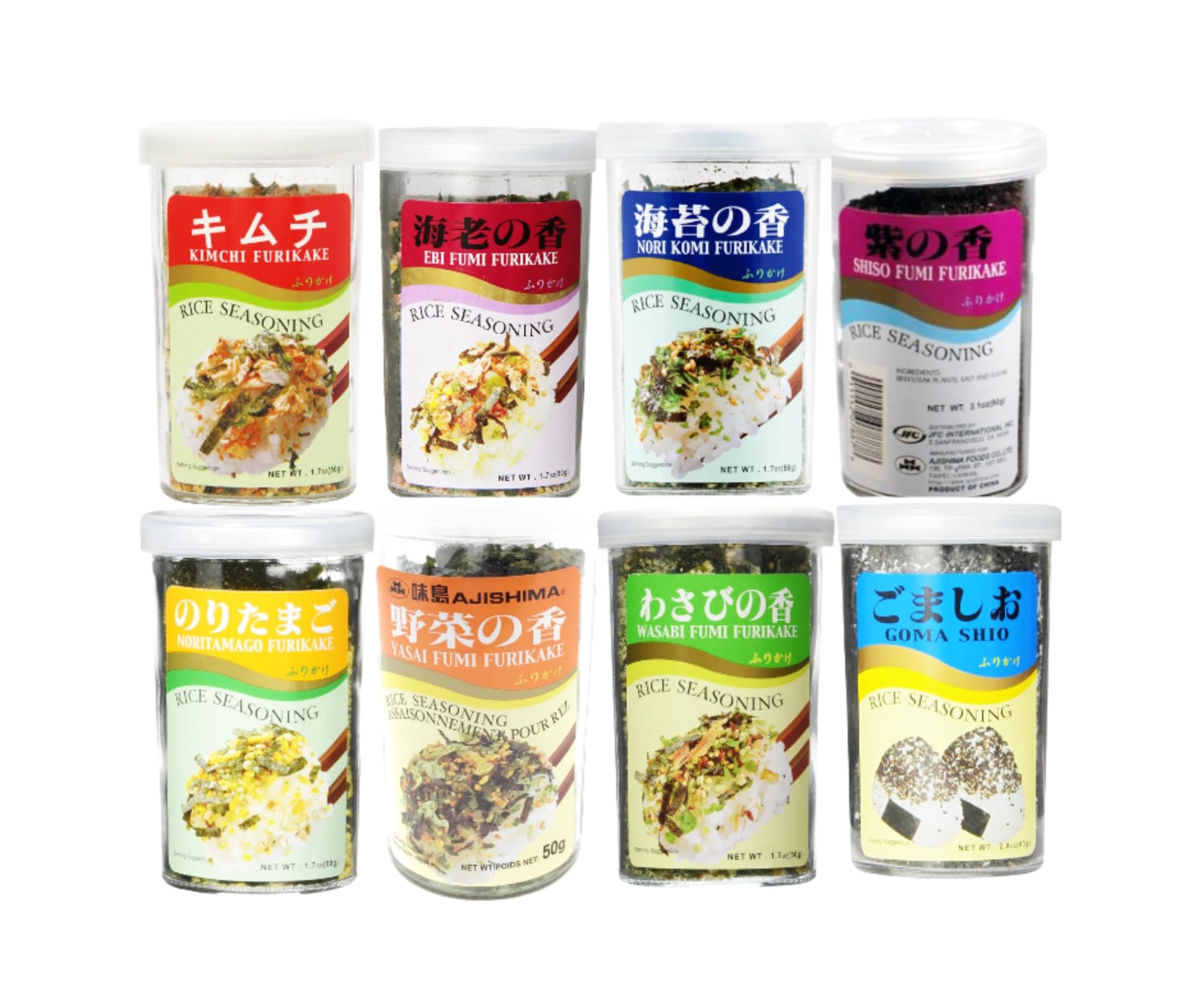 Furikake Rice Seasoning 8-Pack Gift Set in Sprout Talk's Box