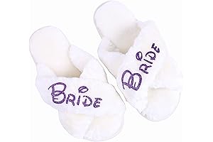 Personalized Bridesmaid Slippers with Monogram