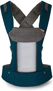 Beco 8 Baby Carrier Newborn to Toddler - Hybrid Baby Body Carrier - Baby Carrier Backpack & Baby Front Carrier with Adjustable Seat - Ergonomic Baby Holder Carrier 7-45 lbs (Teal)