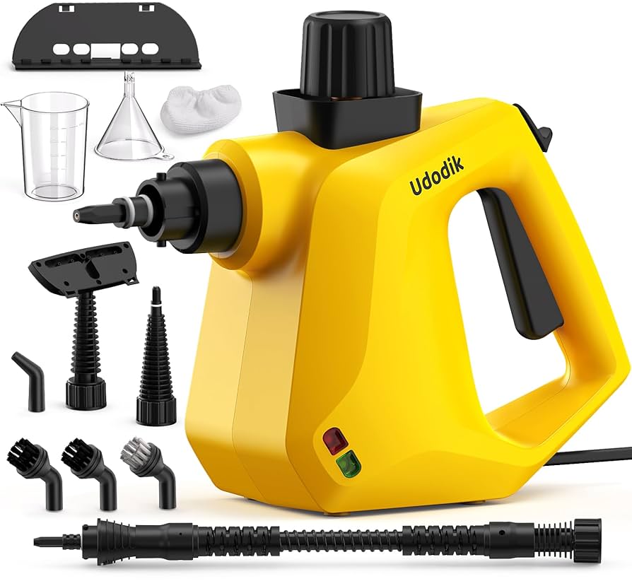 未使用 スチームクリーナー 黒と黄色 未使用 スチームクリーナー 黒と黄色 未使用 スチームクリーナー