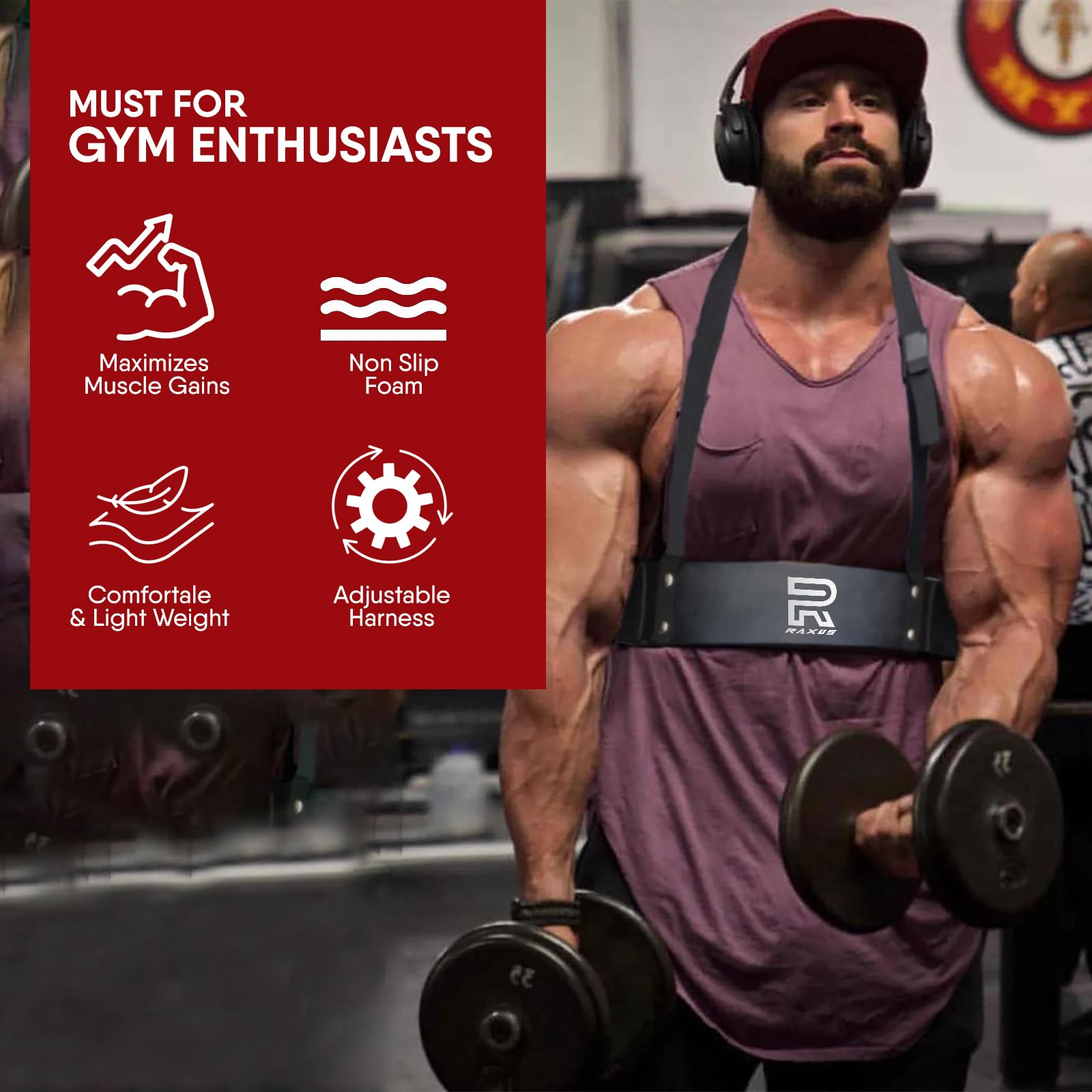 Arm Blaster, Isolatore per Braccio e Bicipiti, Sollevamento Pesi, Accessorio per Palestra
