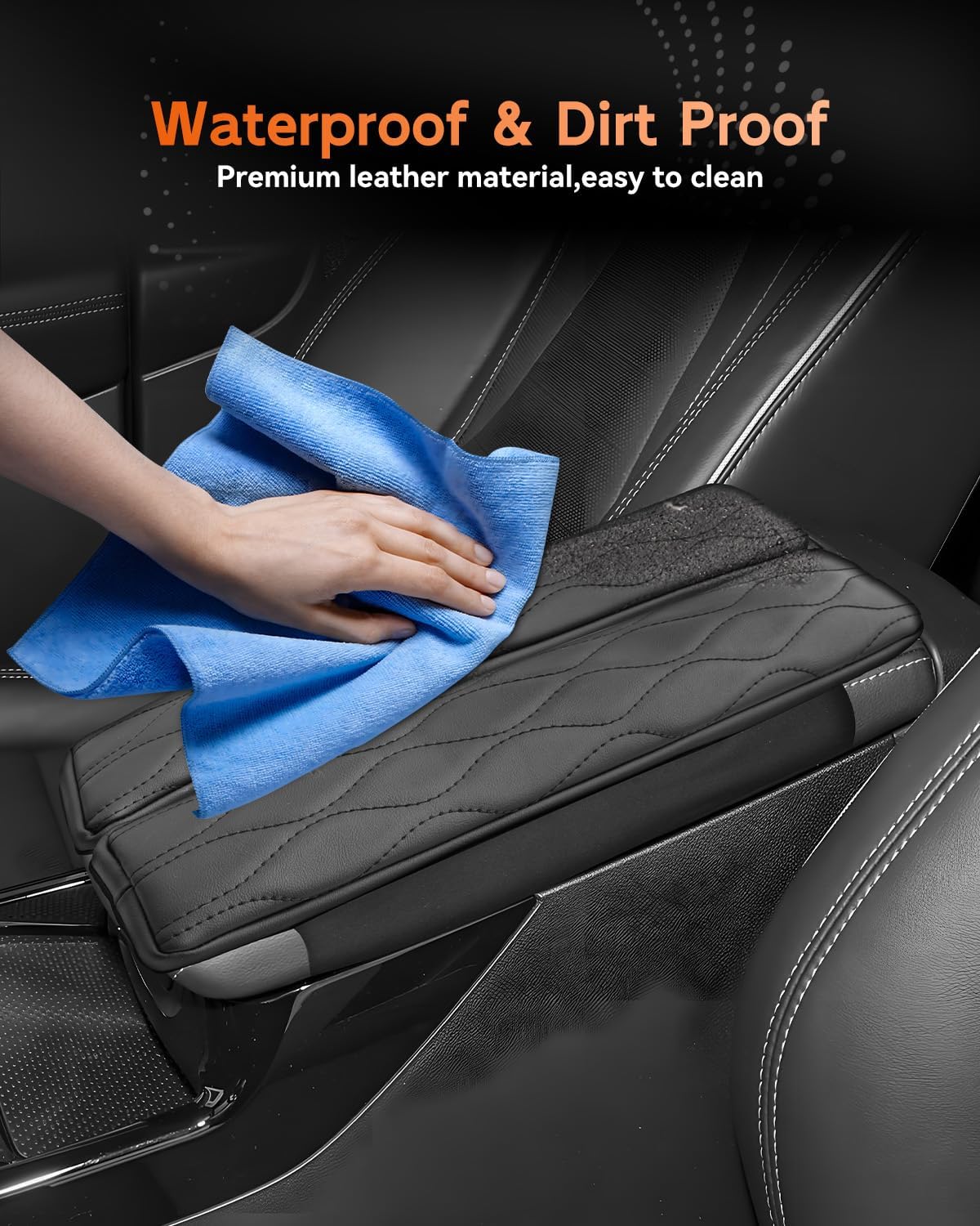 CDEFG for 2021-2025 2026 Buick Envision S Center Console Cover Armrest Box Cover for Envision S (Preferred, Sport Touring, Avenir) 2021 2022 2023 2024 2025 Accessories Console Arm Rest Protector