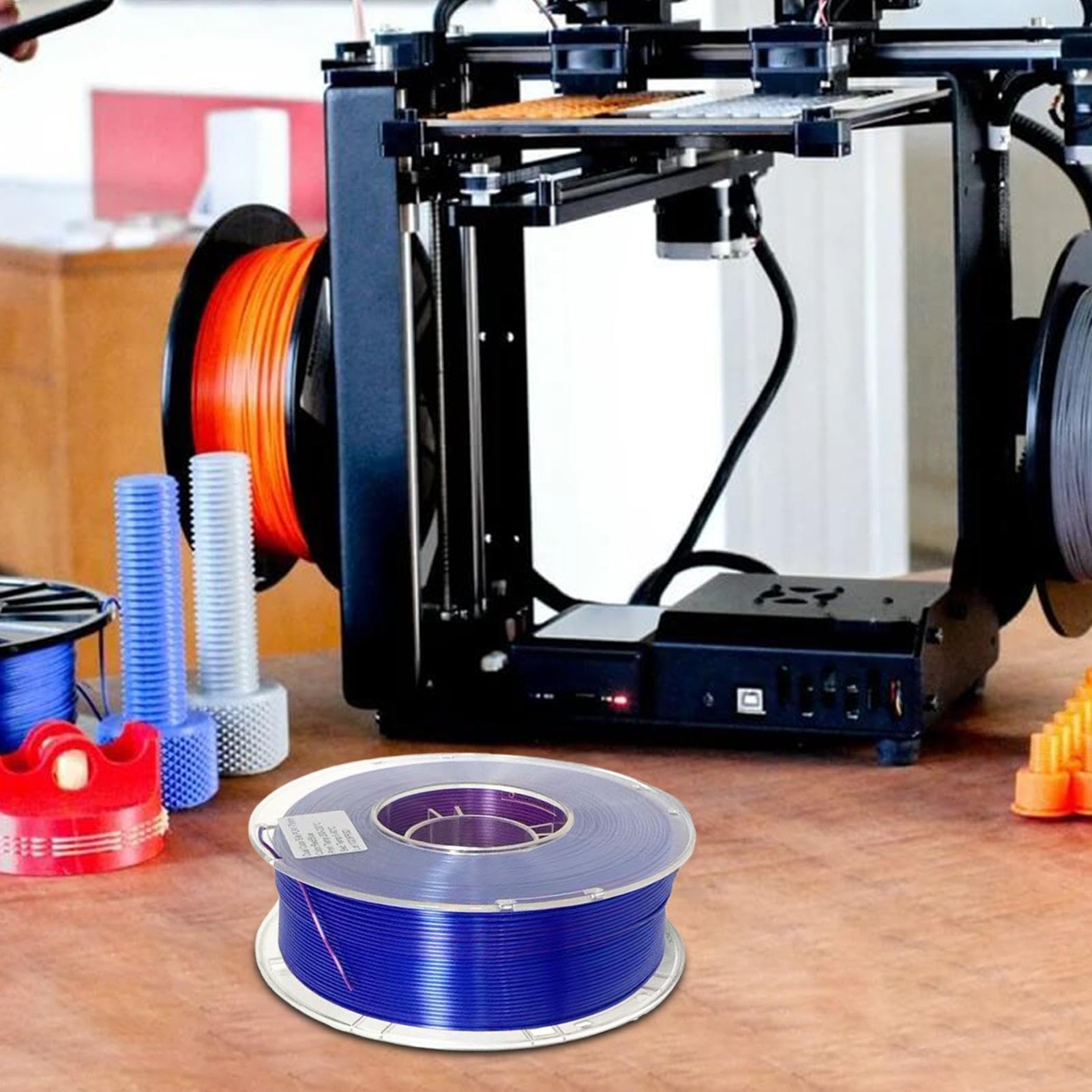 Filament do drukarki, jedwabny filament do drukarki, filament materiały | eksploatacyjne do drukarek - Błyszcząca zmiana koloru materiału do drukowania filamentu f