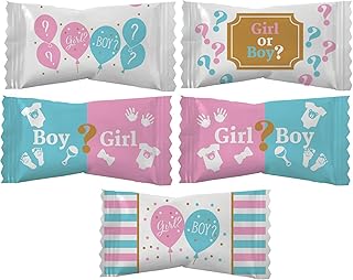 Party Sweets Buttermints by Hospitality Appx 300 mints, Baby Reveal, 42 Oz, Pack of 6