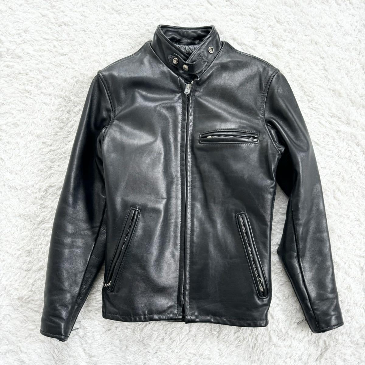Amazon.co.jp: SCHOTT シングルライダース USA製 ボアライナー 32 