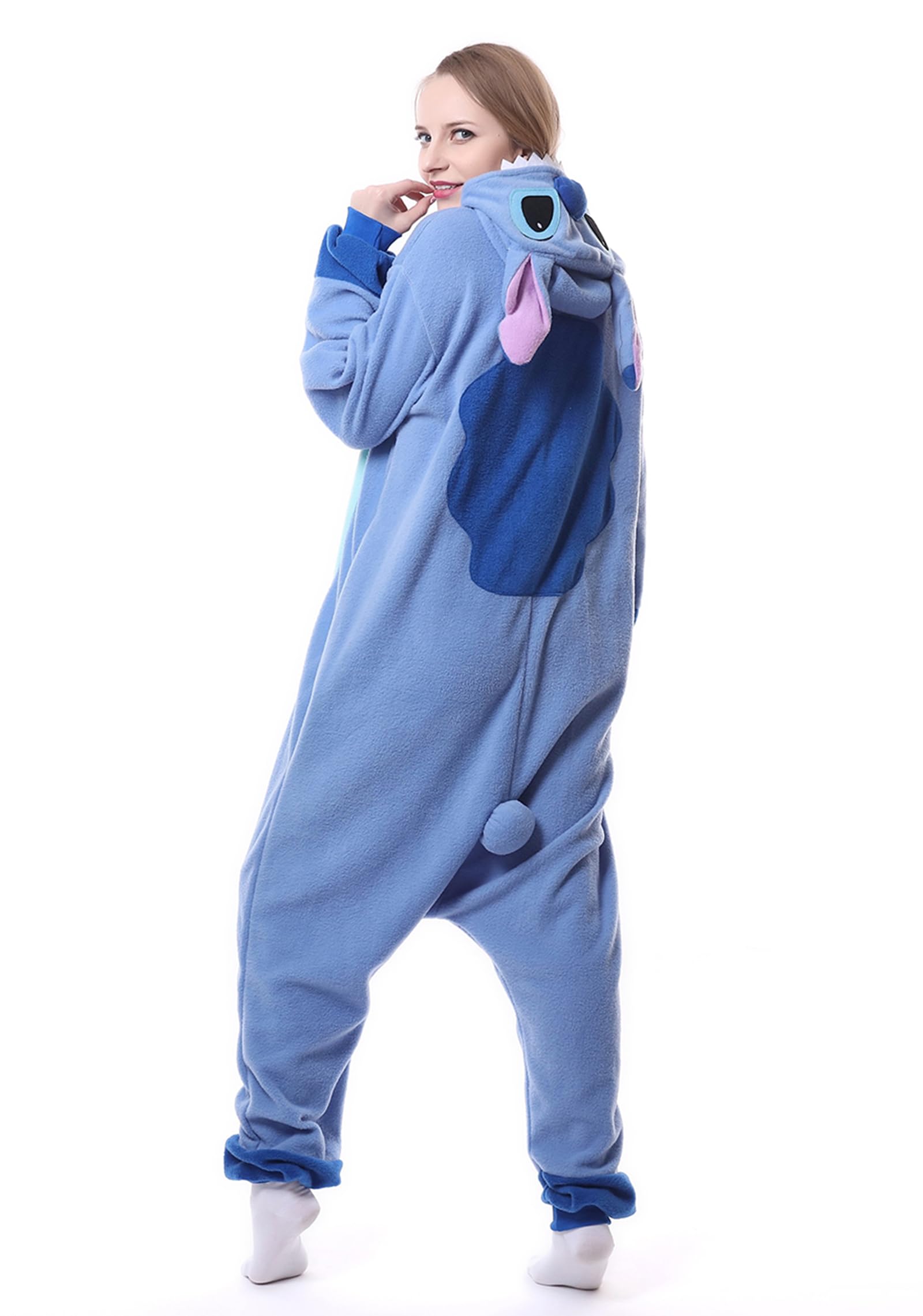 Relaxo Disfraz Onesie Mujer Mono Stitch Onesies Animal Hombre Pijama Carnaval Halloween Pijama Adulto
