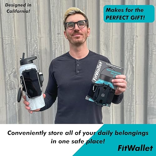 Miniatura 3 de FitWallet - La correa de botella de agua para teléfono celular, los mejores accesorios para botellas de agua - Bolsa para botella de agua - La bolsa
