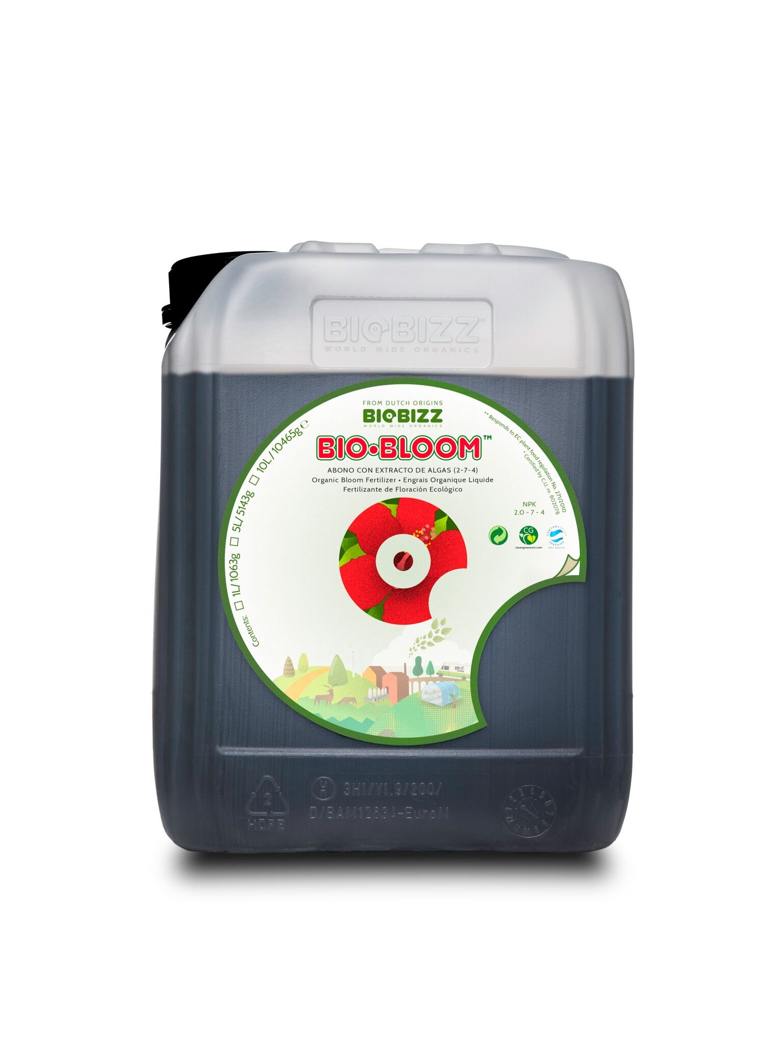 BioBizz Bio Bloom 5 Liter  Organischer Bltednger Fr ppige Ernten