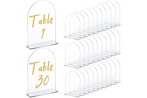 5" x 7" Blank Acrylic Signs, the Perfect Addition to Any Wedding, Office, or Party
