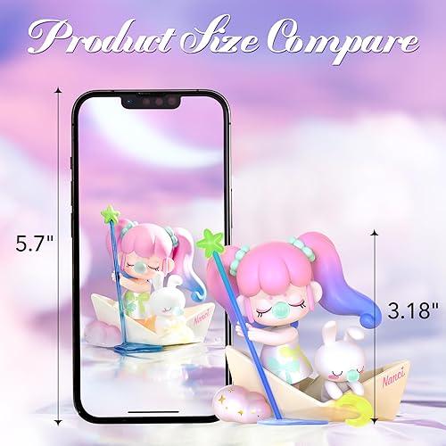 Miniatura 9 de Rolife Nanci Blind Box - 1 caja de figuras de acción exclusiva, juguete coleccionable popular, lindos kits creativos de figuras de acción (Nanci's