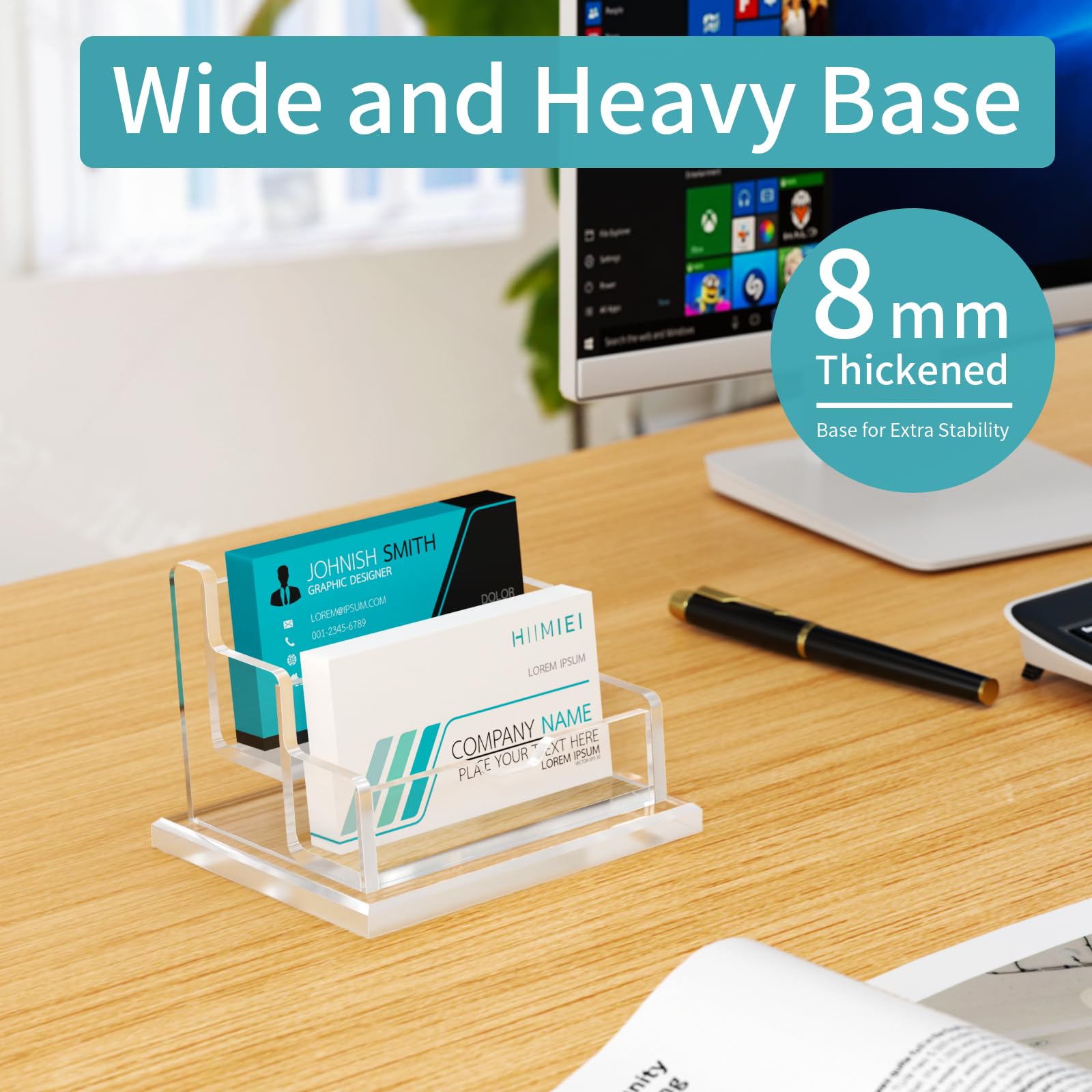Snapklik.com : HIIMIEI Acrylic Business Card Display
