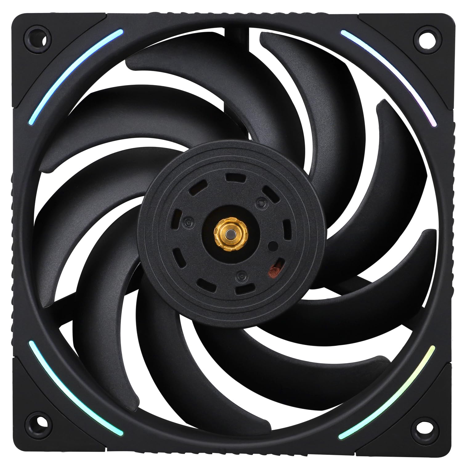 THERMALRIGHT TL-K12 120mm Wentylator chłodzący procesor, wentylator obudowy komputera, 4PIN PWM sterowanie, 2150 obr./min, wentylator PC z łożyskami S-FDB, wentylator ciśnieniowy (Czarny)