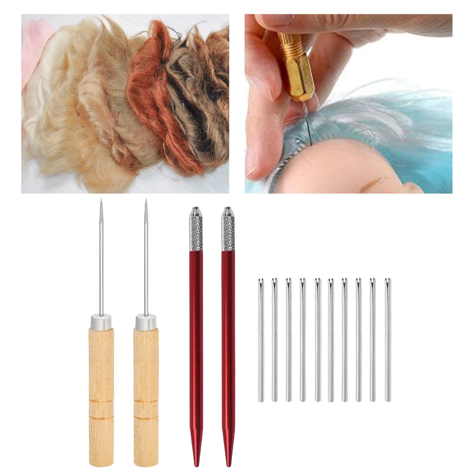 Perfeclan Doll-rooting, accessori per la produzione di bambole con aghi, 0,8 mm
