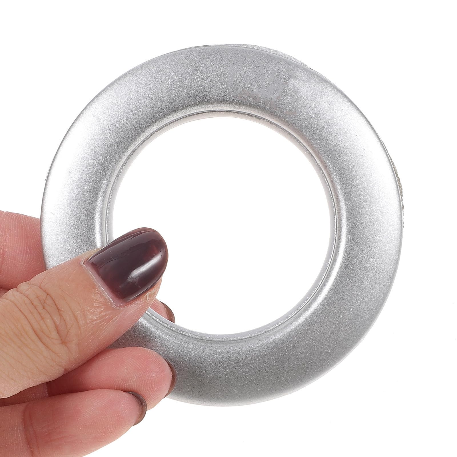 ibasenice 75 Anneaux Coulissants en Plastique Réutilisables pour Rideaux Œillets Silencieux Protégeant la Tringle, pour Décorer Les Draperies et Tissus