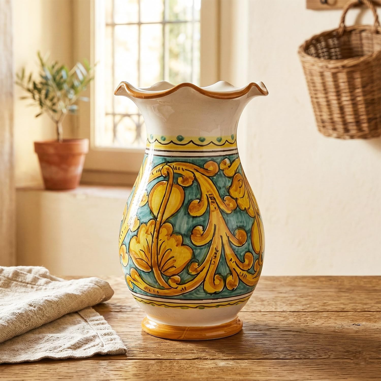 Céramique de Saint-Stéphane Janluca Art 16 : grand pot fait main