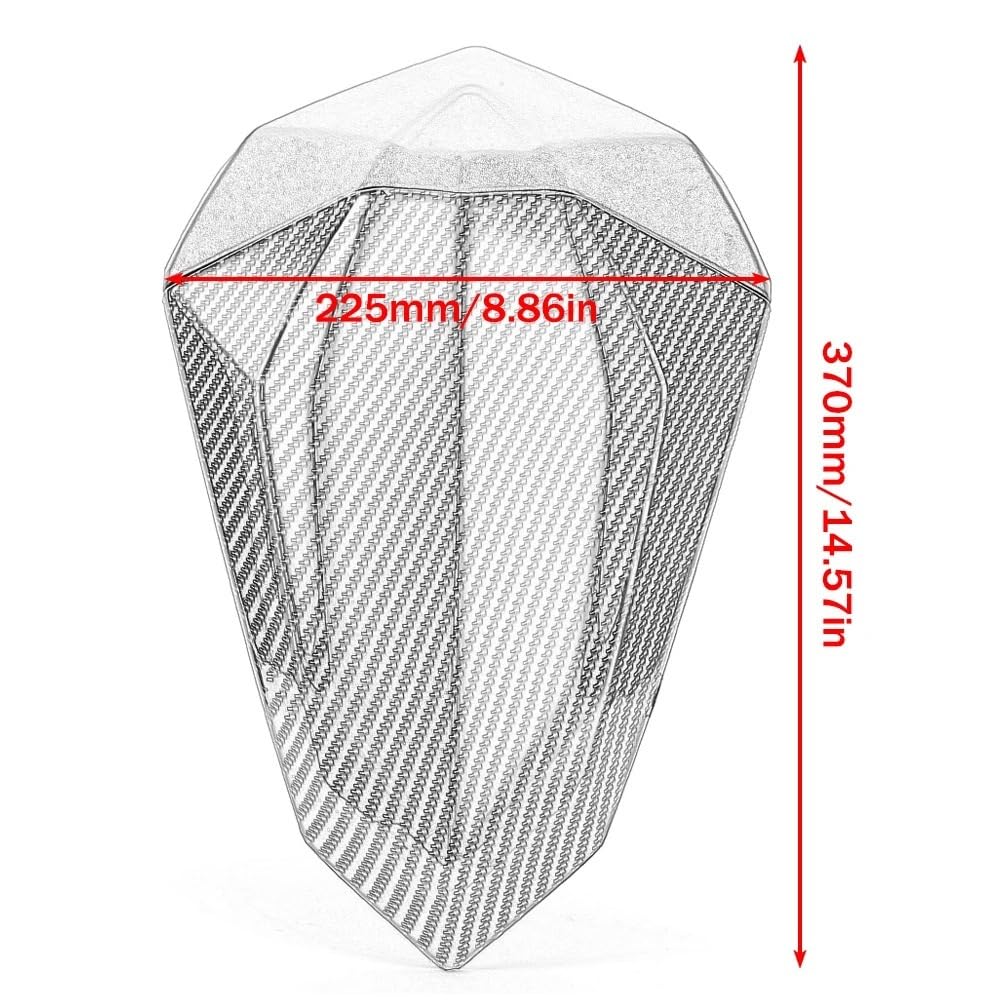 Sedile Posteriore Copertura Cowl Per Ninja Z500 2024-2026 | Coprisedile posteriore Copricarena Per sedile passeggero singolo