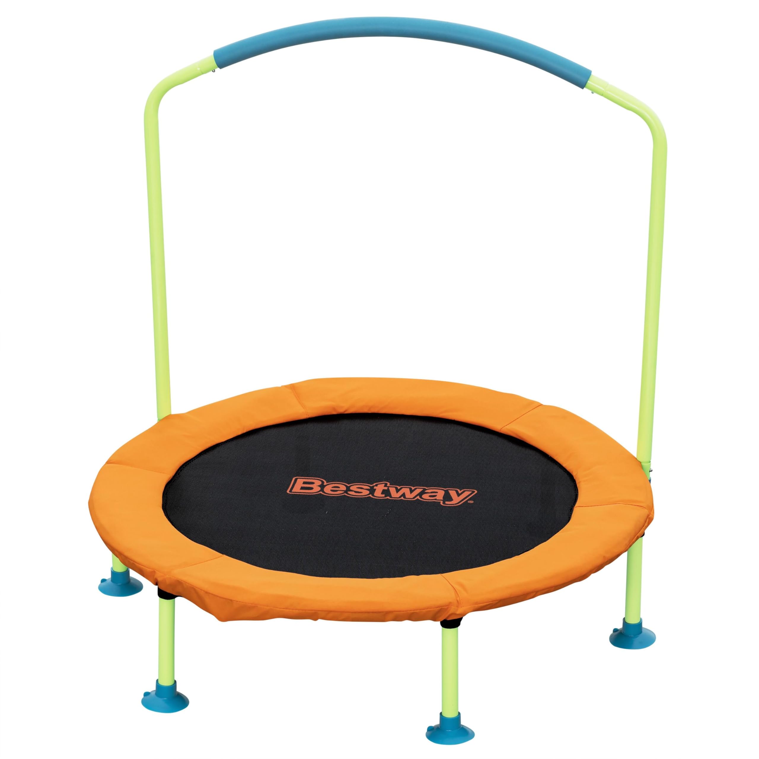 Bestway 59100 Tappeto elastico da interni WonderJump - per bambini, 91 cm, arancione