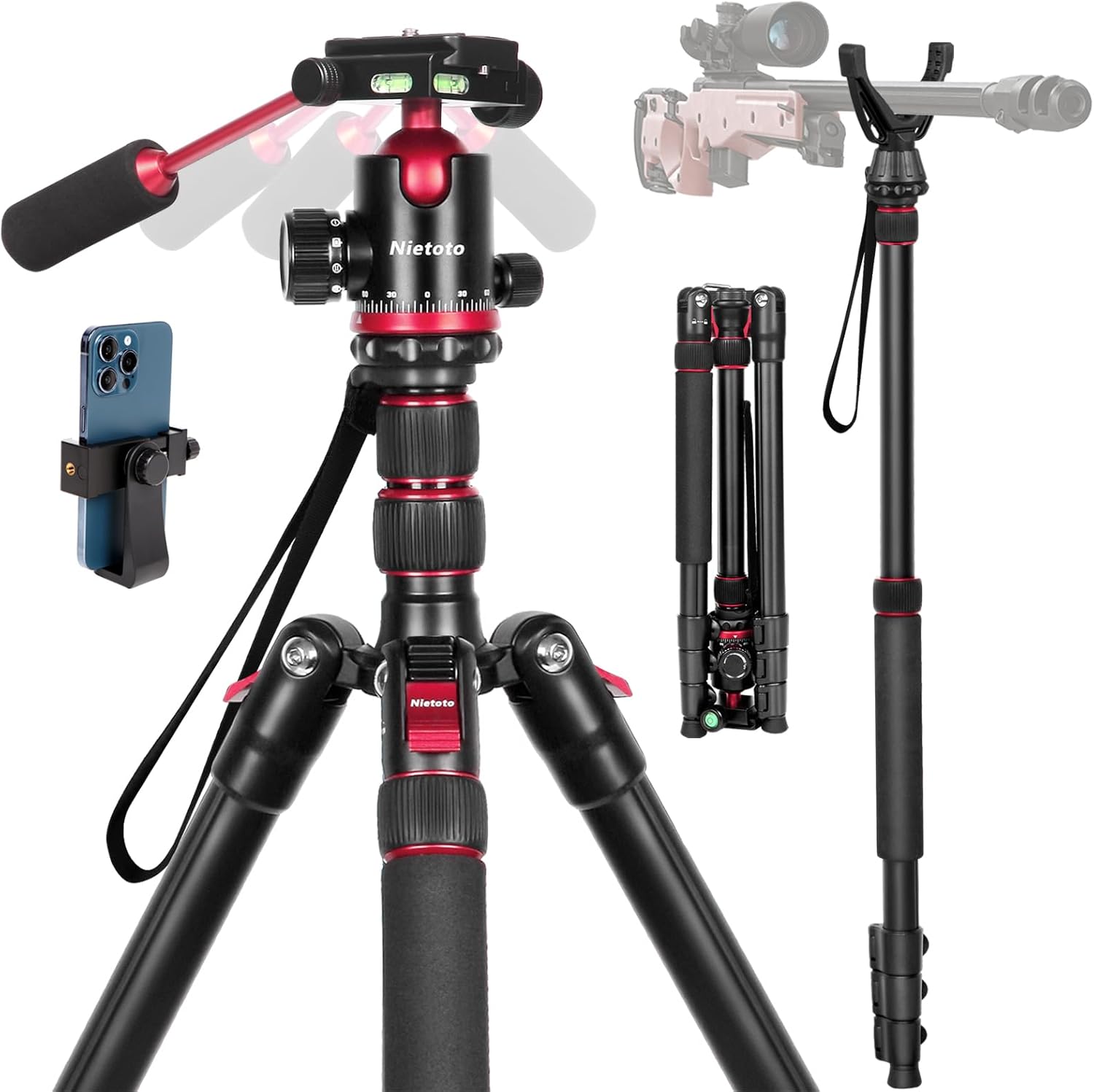 2 in1 Tripod for Camera & Hunting Tripods
