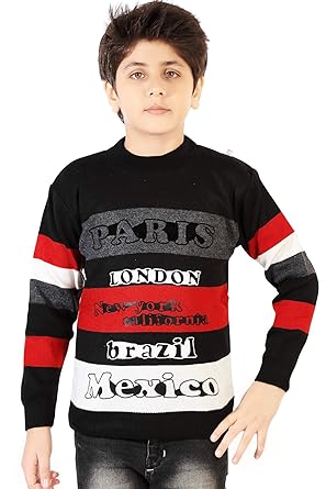 AD & AV Boys Fullsleeve Sweater T220_Kids_Sweater_RED_Print_EE
