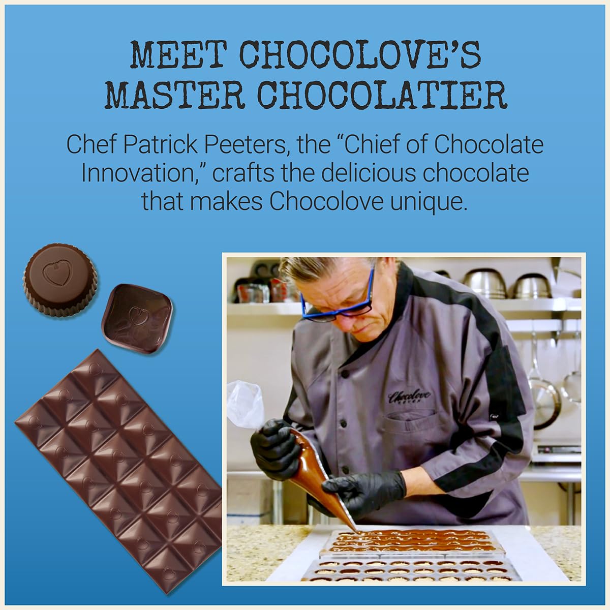 Chocolove Peppermint Dark Chocolate Bars | 55% Cocoa | Crafted in Semi-sweet Premium Chocolate | Non GMO, Rainforest Alliance Certified, 3.2oz Bar (12 Pack)
