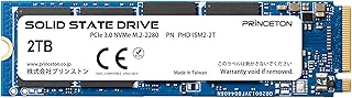 プリンストン 内蔵 SSD 2TB PCIe Gen 3.0 x4 NVMe 連続読み取り最大2350MB/秒 M.2 2280 3D NAND メーカー保証期間3年 EPHD-ISM2-2T