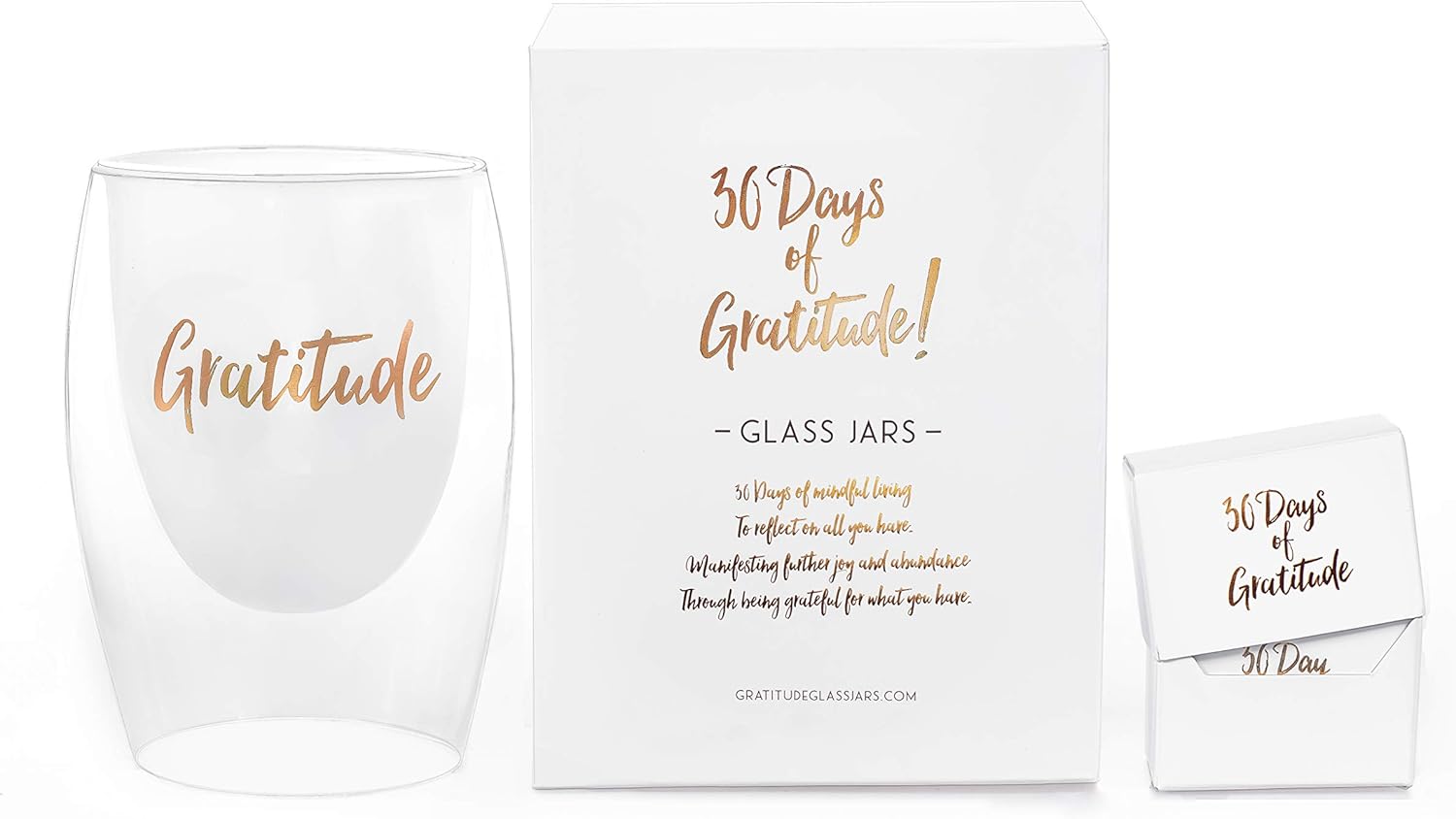 30 Days of Gratitude Glass Jar Home & Kitchen