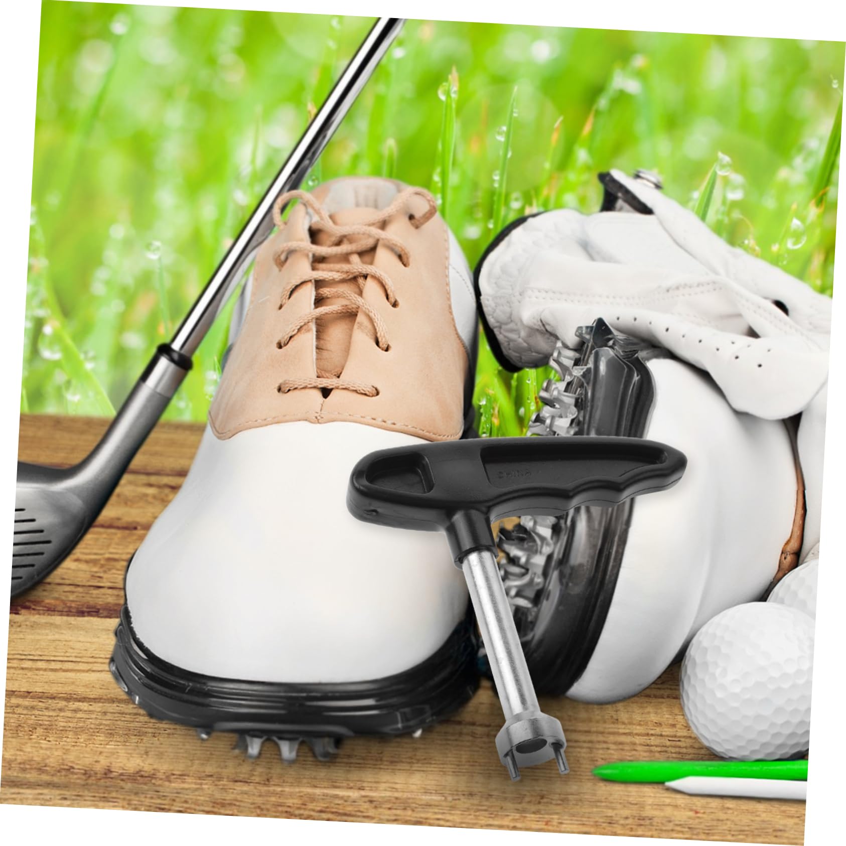 BESPORTBLE Spike Wrench for Golf Shoes Golfs Shoes Wrench Practical Spike Removers Tools Golfing Tool Nail Remover