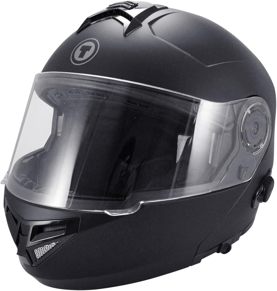 T27B Full Face Modular Motorcycle Helmet with Integrated Blinc Bluetooth ECE & DOT Approved