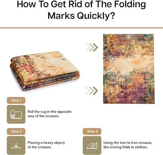 Imperial Rooms Washable Rugs Living Room 80x150 cm – Soft Short Pile Area Rugs For Bedroom Dining Room Non Slip Carpet Bedside Rug Traditional Multicolored Design Vintage Boho Cashmere Rug, Vibrant