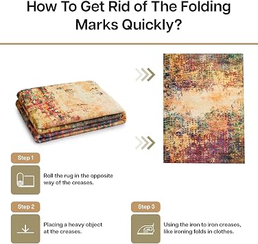 Imperial Rooms Washable Rugs Living Room 80x150 cm – Soft Short Pile Area Rugs For Bedroom Dining Room Non Slip Carpet Bedside Rug Traditional Multicolored Design Vintage Boho Cashmere Rug, Vibrant