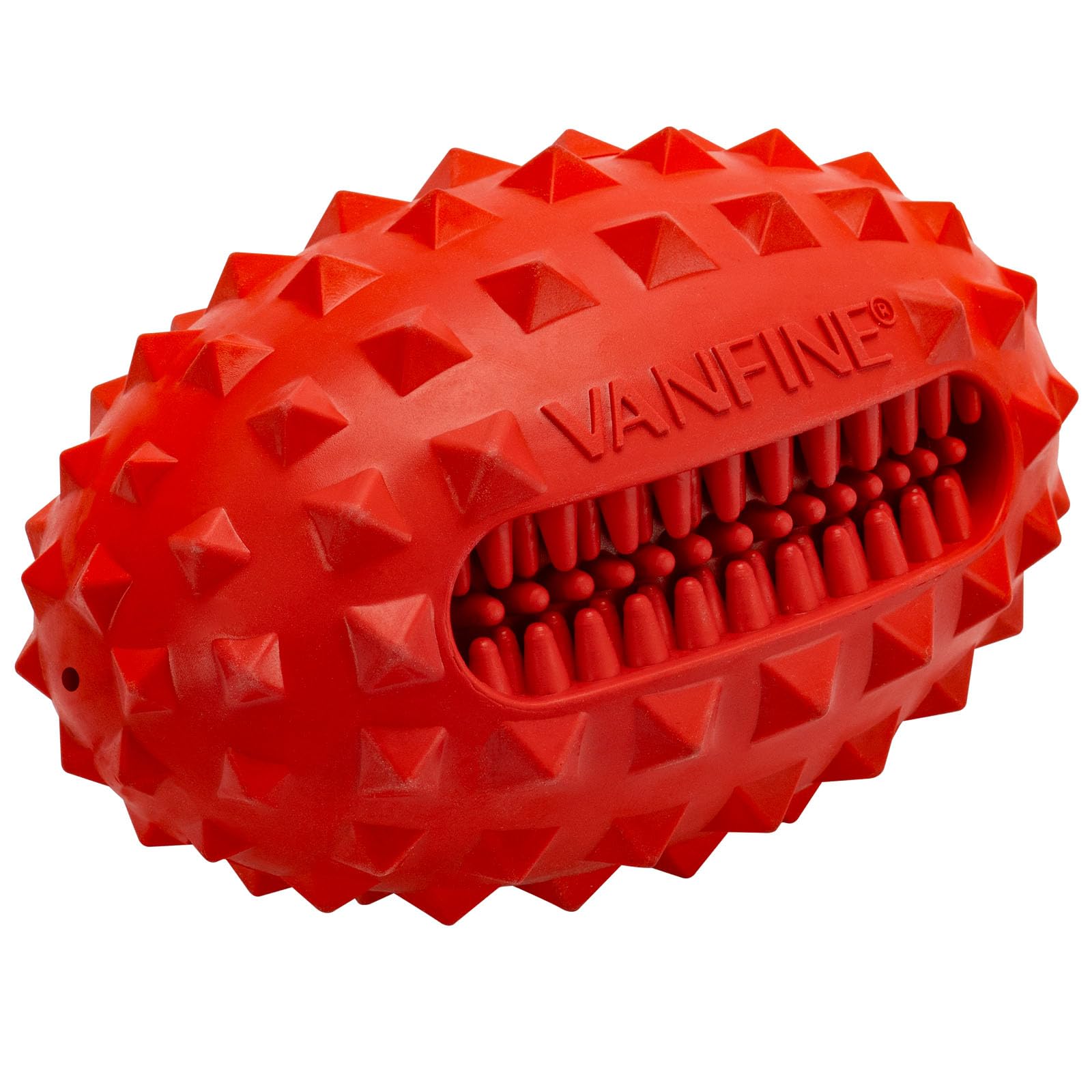 Indestructible Dog Toys for Aggressive Chewers - Tough Squeaky Dog Chew Toy for Large Breed, USA Brand Durable Rubber Dog Toy with Beef Flavor for Medium & Large Dogs