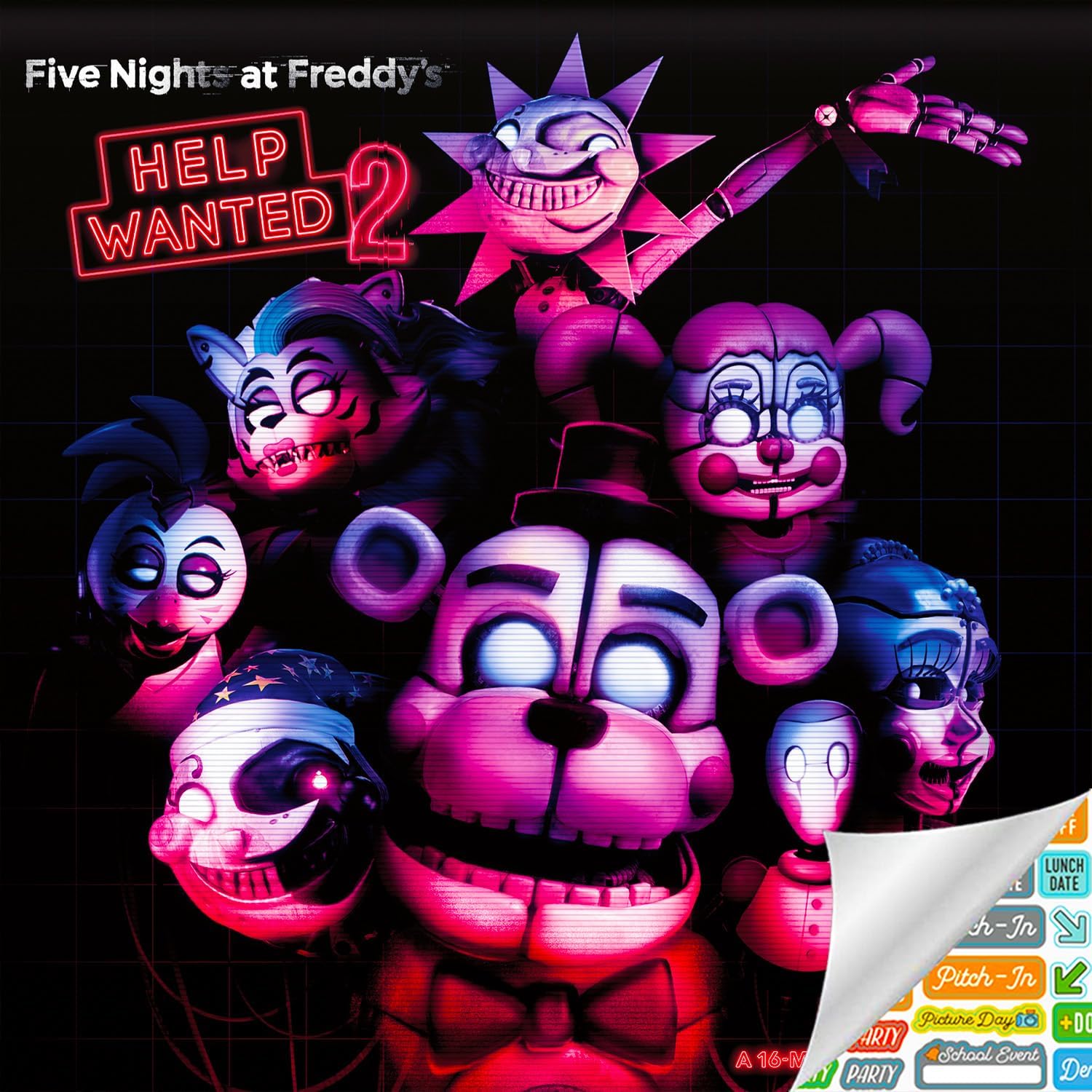Five Nights at Freddys Calendar 2025 Deluxe 2025 Five
