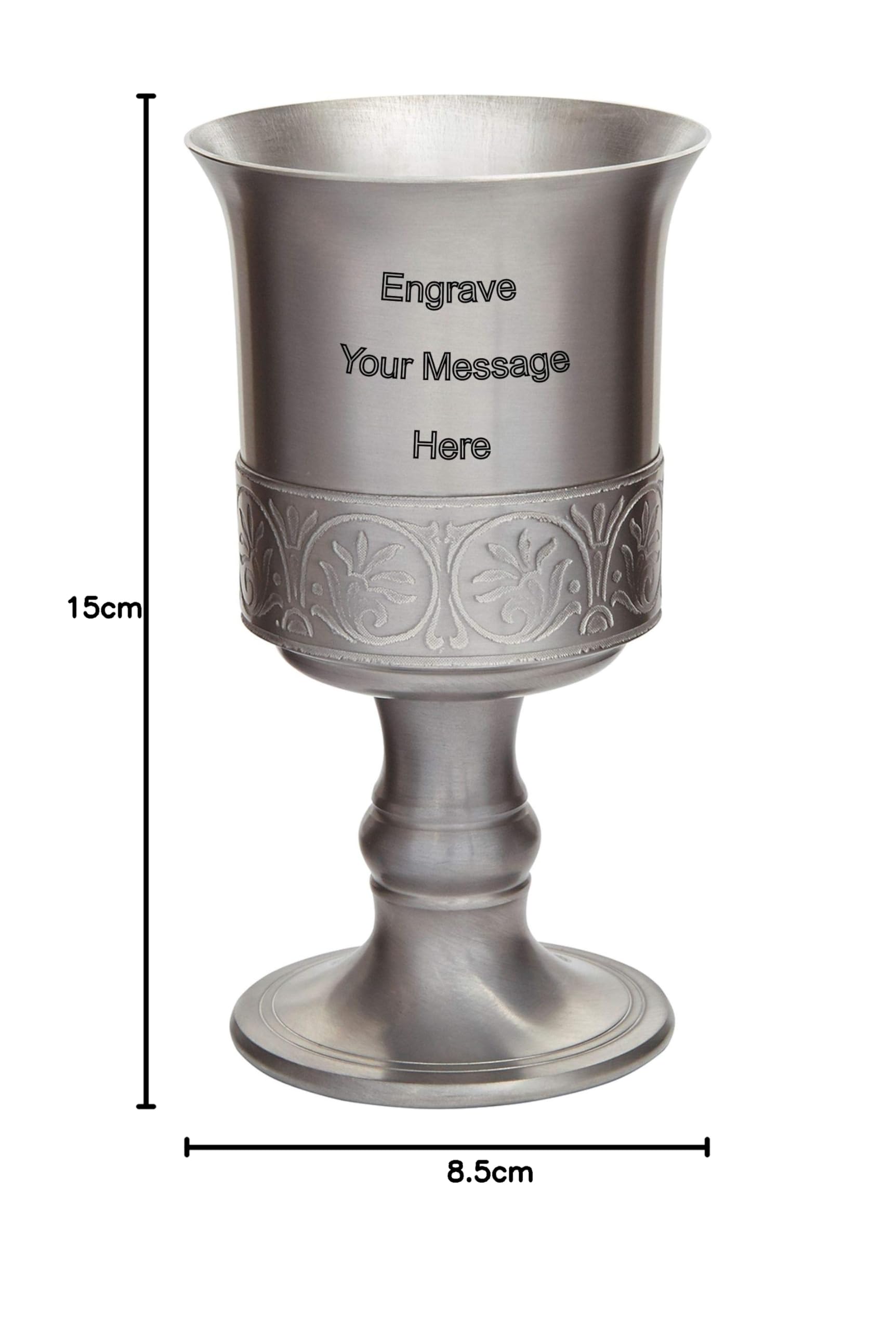 Wentworth Pewter Gobelet en étain finition antique médiévale gravé gratuit