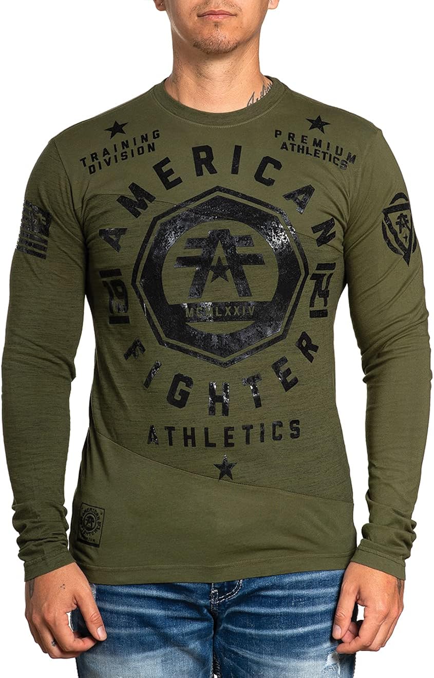Buy American Fighter Long Sleeve Shirts 