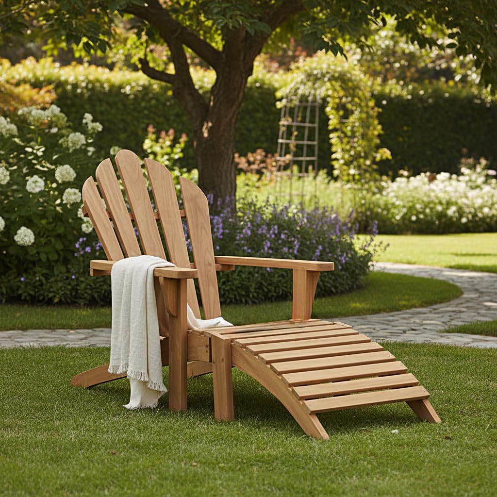 Teck'Attitude Adirondack en Teck Massif