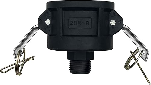 Miniatura 4 de Muasopst 275 330 galones IBC Tote Fittings IBC Adaptador de drenaje de tanque para manguera de jardín Camlock Manguera de agua de jardín Cerradura