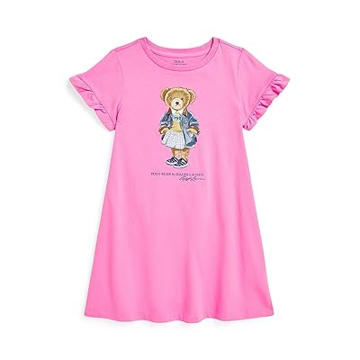 Polo Ralph Lauren Kids Polo Bear Cotton Jersey Dress (Toddler/Little Kid) Girl