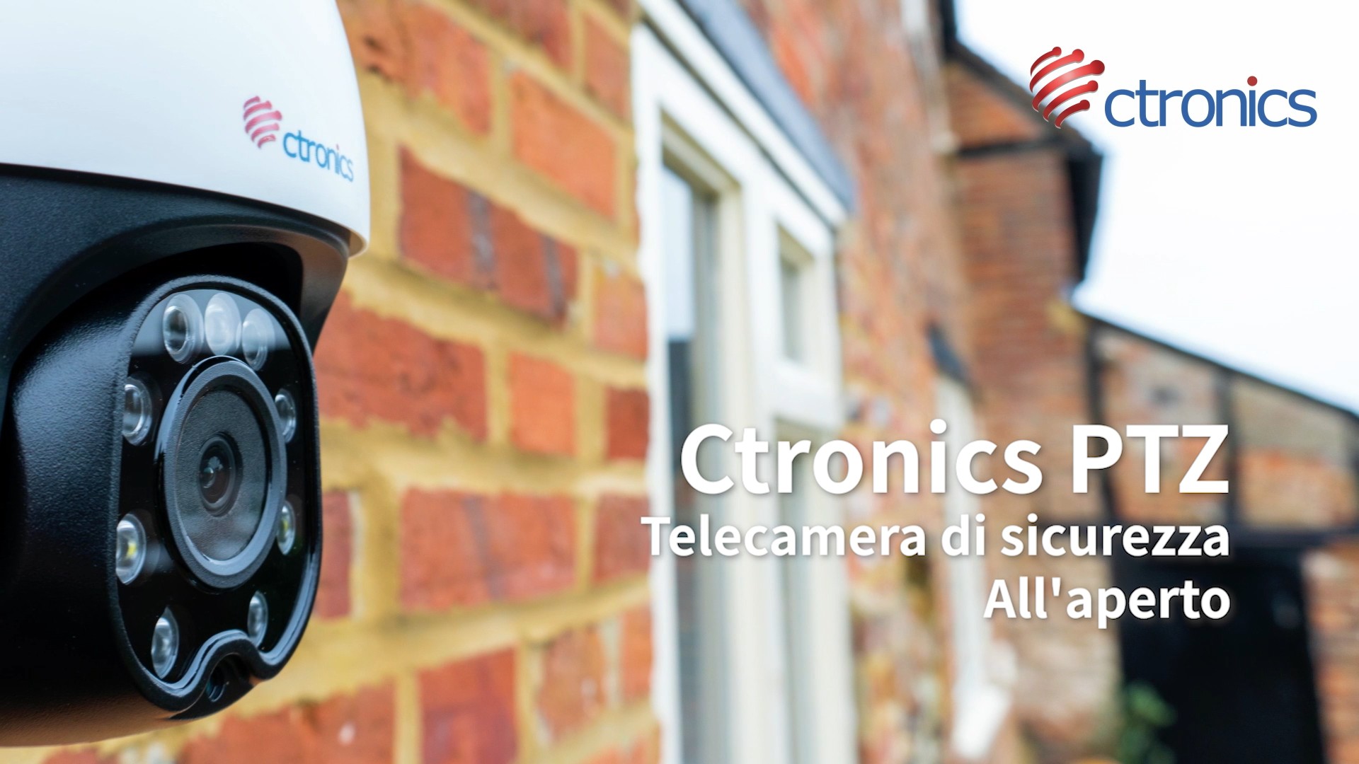 Videocamera WiFi Esterna Ctronics Con Zoom Ottico 5x, Inseguimento Automatico, Visione Notturna A Colori E Allarme – Wi-Fi 5GHz/2.4GHz