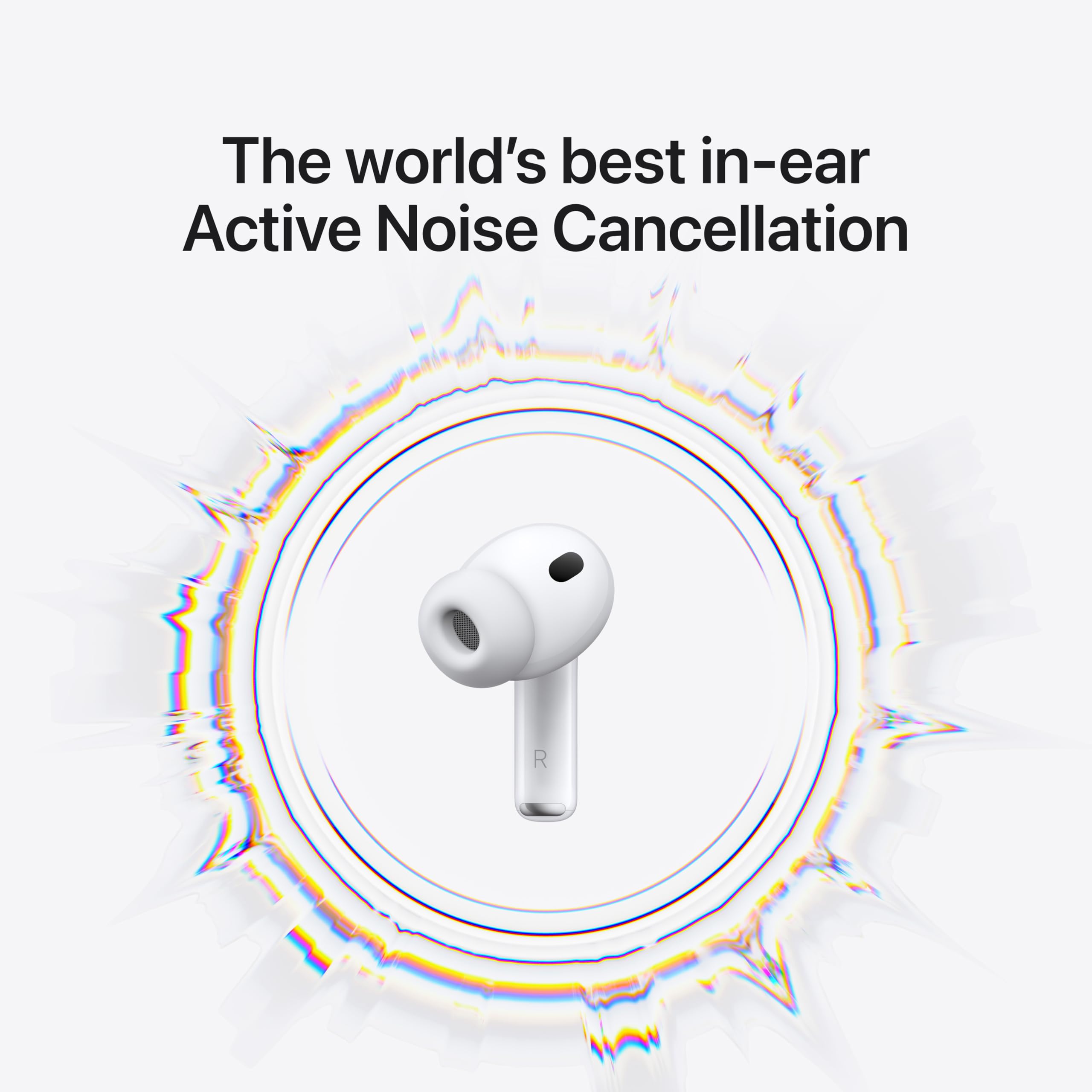 Apple AirPods Pro 3 Wireless Earbuds, Active Noise Cancellation, Live Translation, Heart Rate Sensing, Bluetooth Headphones, Spatial Audio, High-Fidelity Sound, USB-C Charging - 4