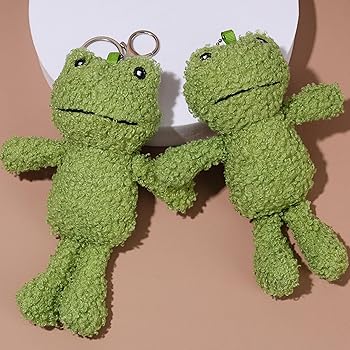 Amazon.co.jp: カエルのバッグチャーム、かわいいカエルのキーホルダー